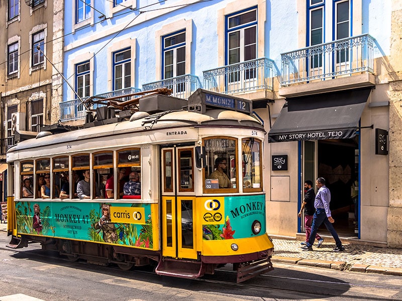 Goedkope stedentrip in Europa, ga naar Lissabon
