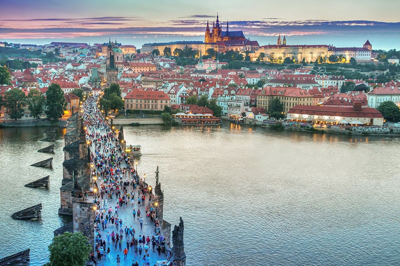 Goedkope stedentrip naar Praag, Tsjechie