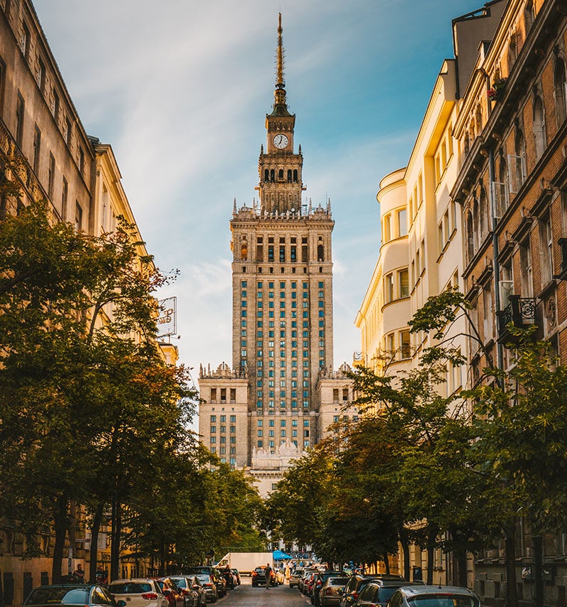 Goedkope stedentrip naar Warschau, Polen