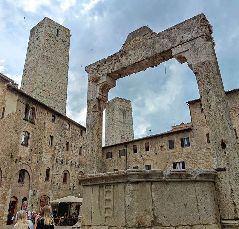 Het oude centrum van San Gimignano