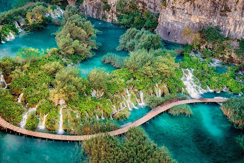 De mooiste meren van Europa- Plitvice meren en watervallen. Photocredits to руслан кальницкий