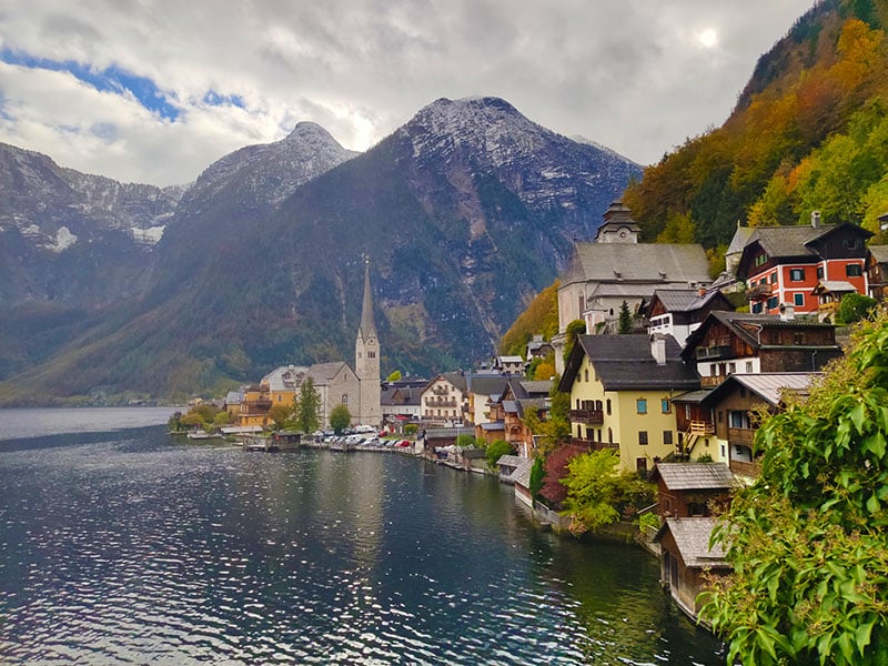 Foto Hallstatt net zoals de LG screensaver