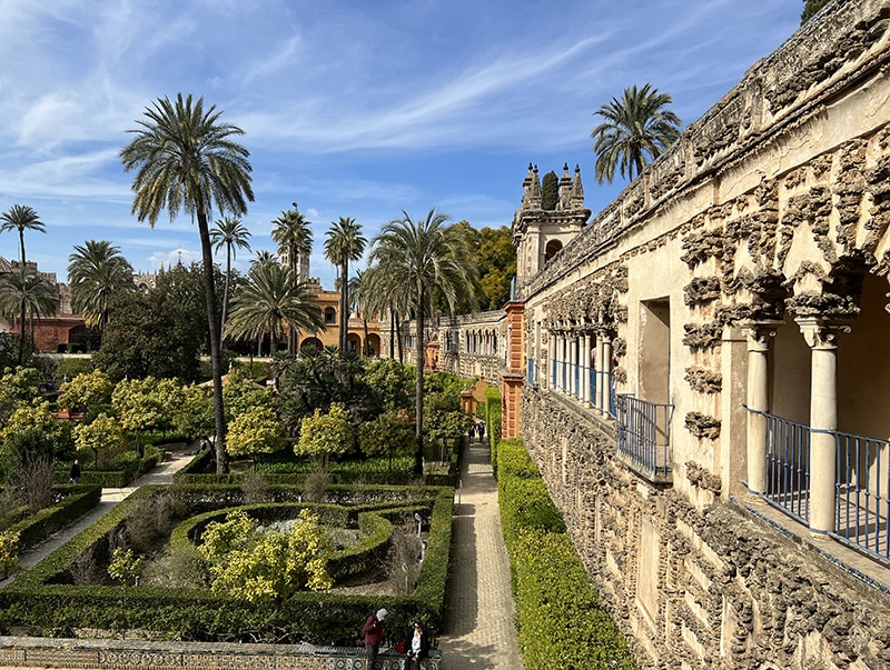 De tuinen van Real Alcazar, Sevilla