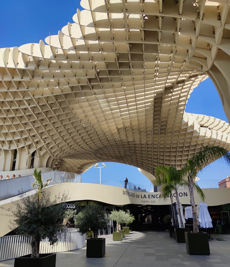 Onder de Metropol Parasol kun je op een regenachtige dag het Antiquarium bezoeken