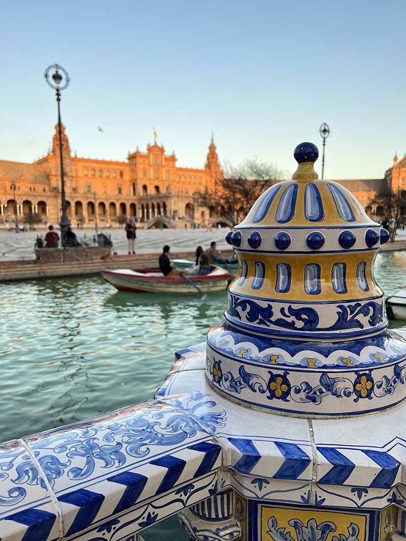 Plaza de Espana - Je kunt ook een bootje varen op Plaza de Espana