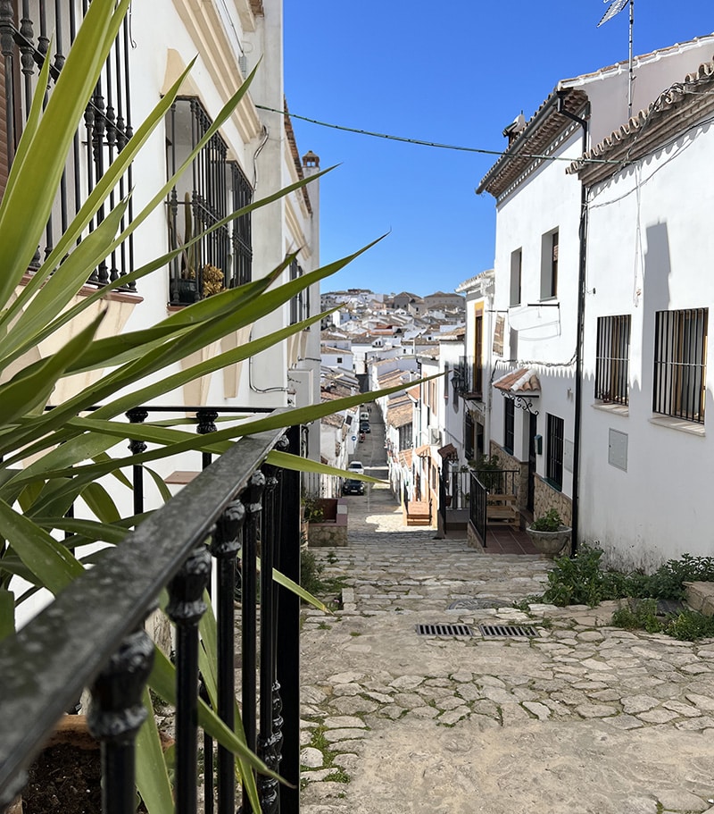 Wandel door de straten van Ronda, Spanje