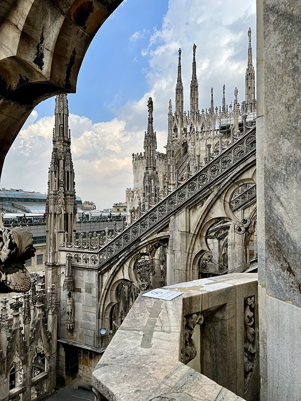 Bezoek het dak van de Duomo di Milano