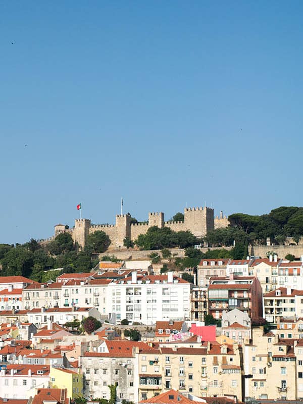 Het kasteel van Lissabon
