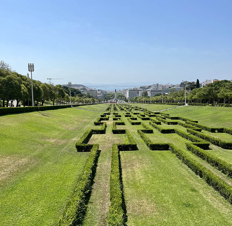 Lissabon - Observation Deck Park Eduardo VII