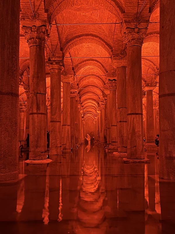 Basilica Cisterne in Istanbul - ondergronds waterreservoir
