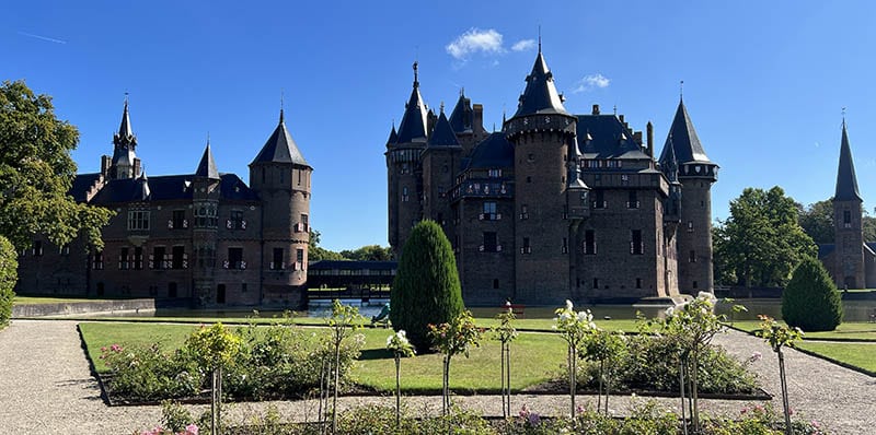 Bezoek aan Kasteel de Haar in Utrecht, Nederland